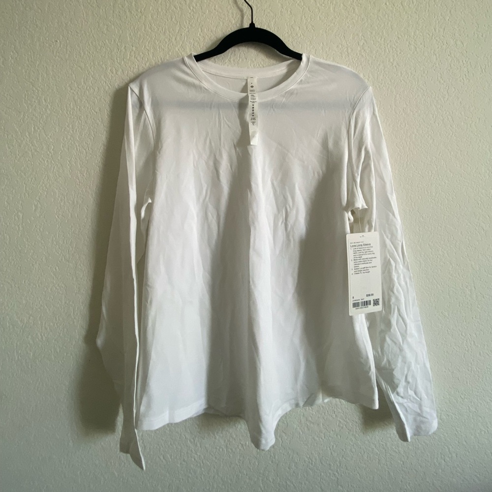 Lululemon Love Long Sleeve | White